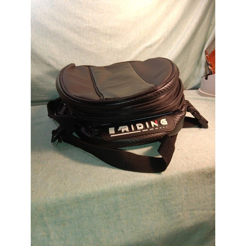 Motorcycle Tail Bag, 12L-15L Expandable Waterproof Motorbike Rear Seat Luggage